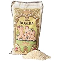 Los mejores  - La Perla – Arroz Bomba para paella denominación de origen arroz de Valencia- 1 kg